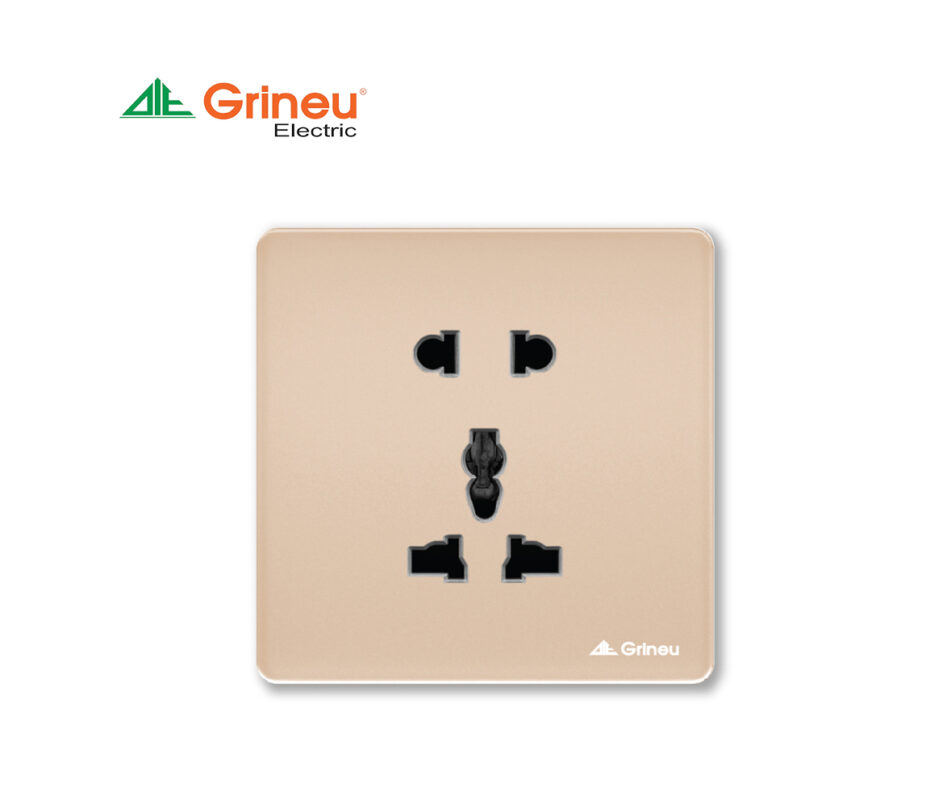 Mặt ổ cắm đa năng 20A Grineu