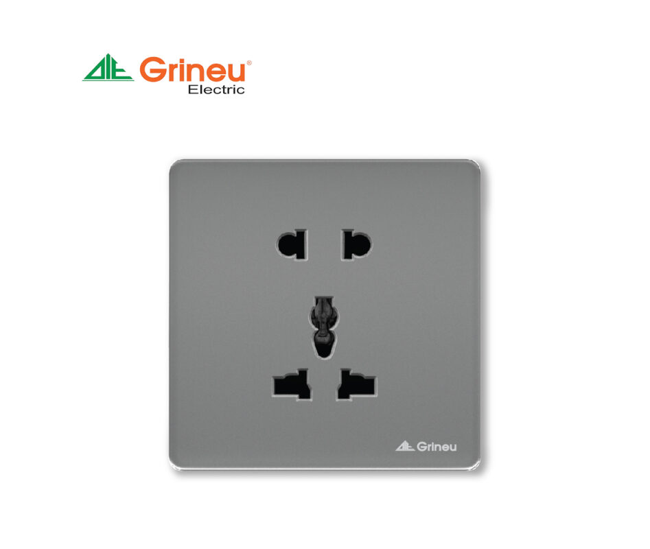 Mặt ổ cắm đa năng 20A Grineu