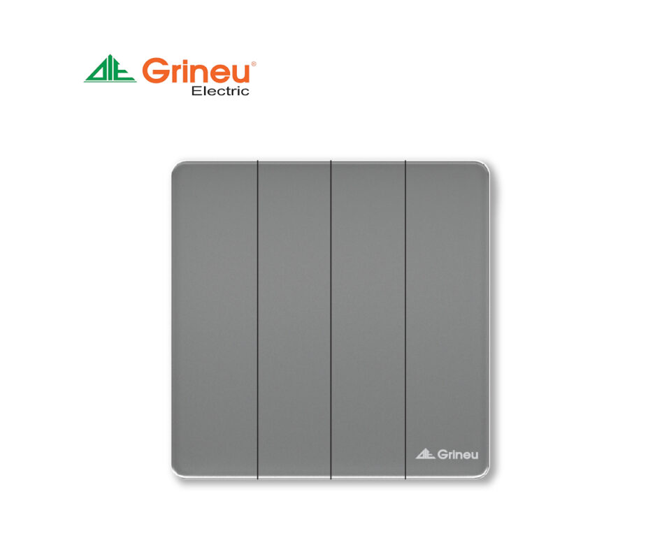 Mặt 4 công tắc Grineu
