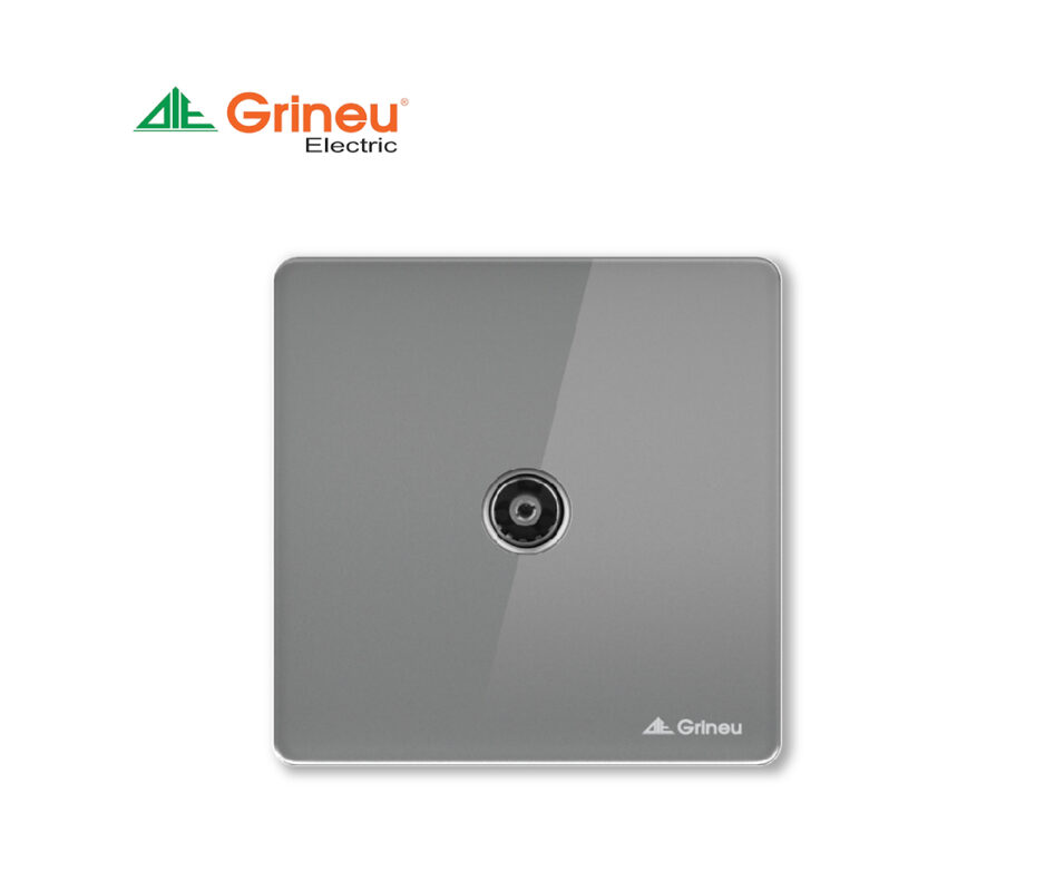 Mặt ổ cắm TV Grineu – Mặt kính