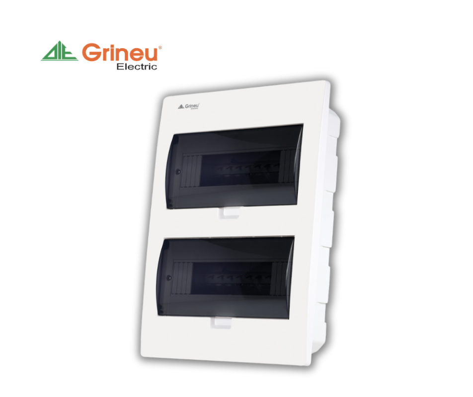 Tủ điện âm tường 2 tầng Grineu
